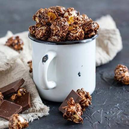 Flavor Popcorn Cokelat